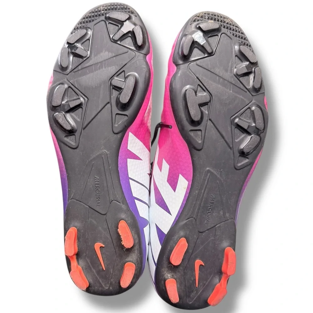 Nike Mercurial Victory VI Dynamic Fit FG Soccer Cleats Pink Purple Kids Youth 6Y